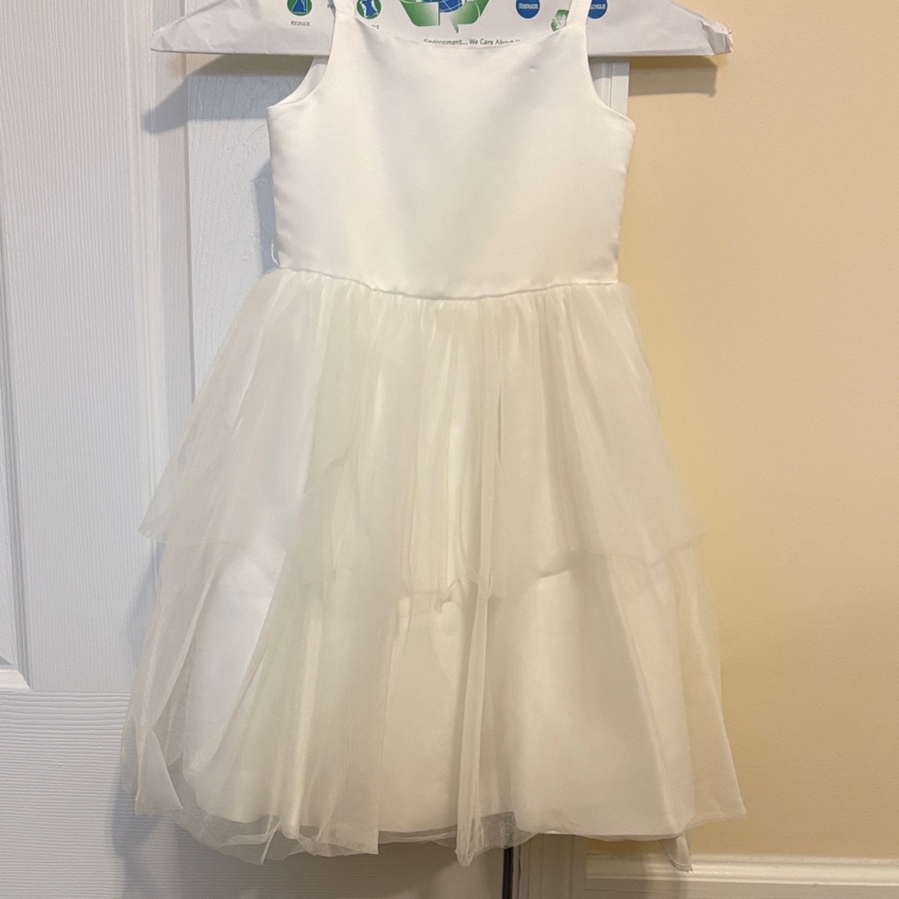 Us Angels White Formal Kids Dress